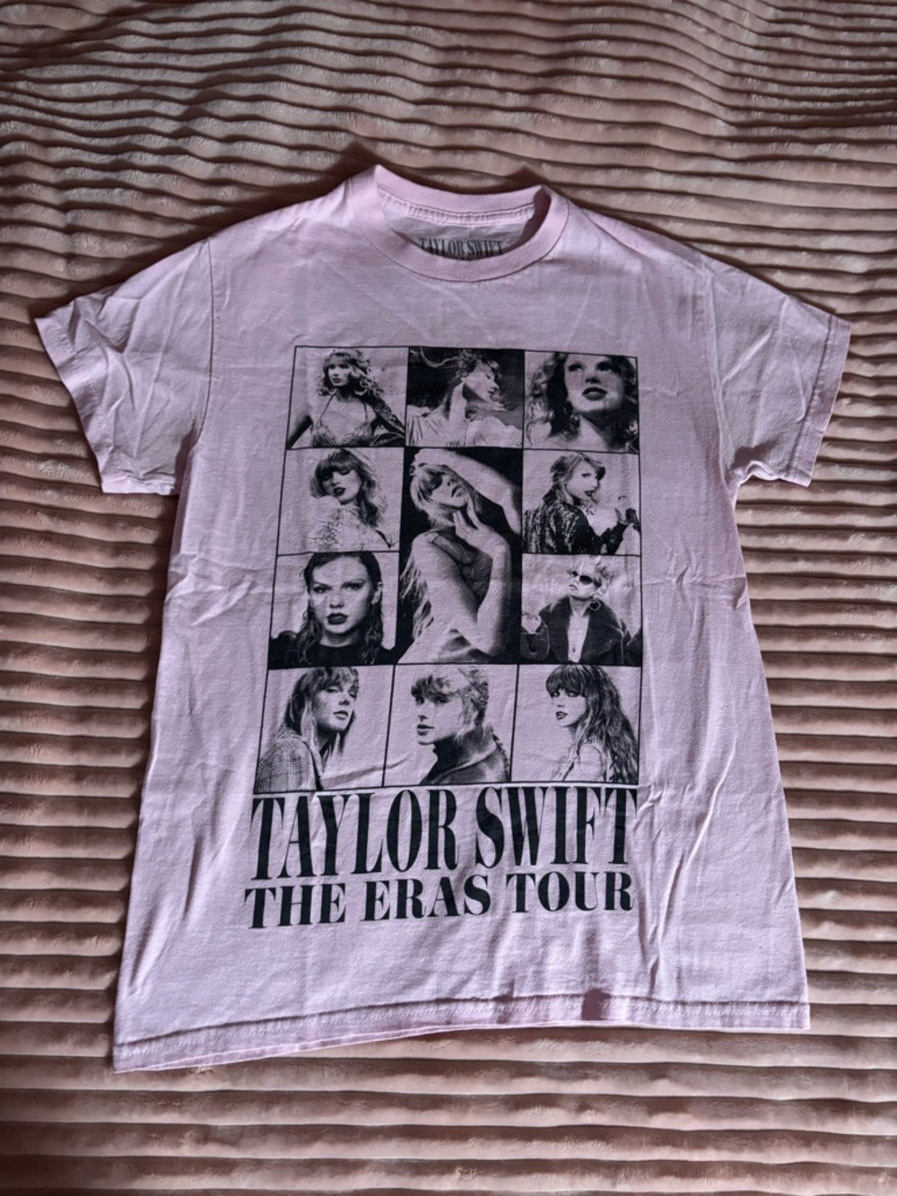 Taylor Swift The Eras Tour Photo Grid Tee - pink web store exclusive !!